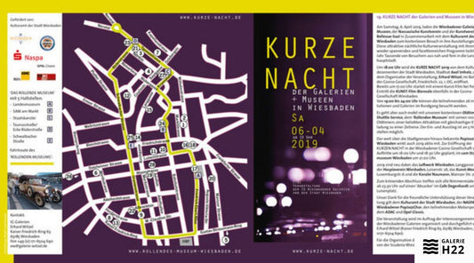 Künstler der Galerie H22 zeigen Ihre Arbeiten zur kurzen Nacht
