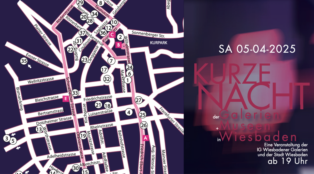 23. Kurze Nacht der Galerien + Museen in Wiesbaden